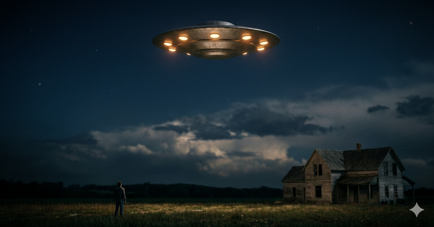 Objeto voador não identificado pairando nos Céus da Bahia